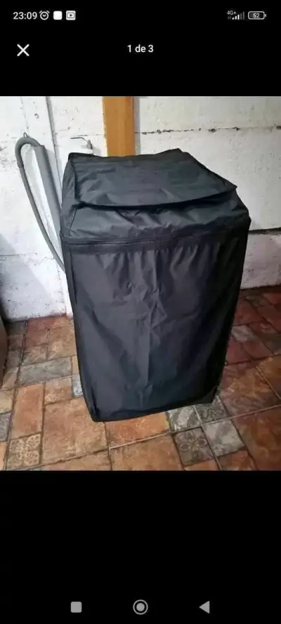 Cubierta negra para electrodoméstico - miniatura 4