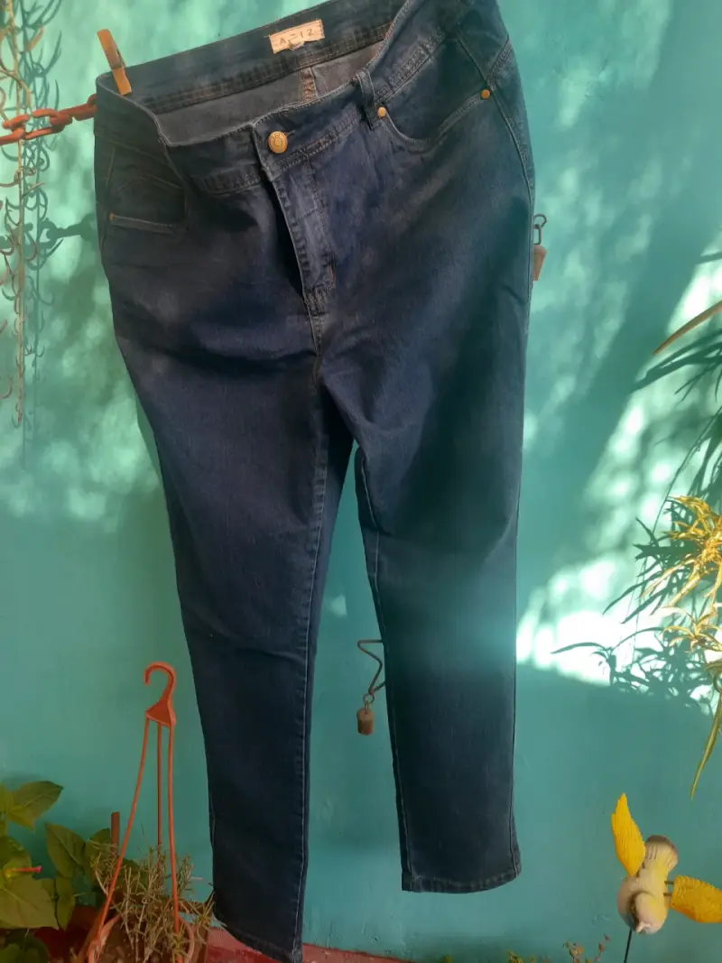 Jeans de mezclilla azul - 1