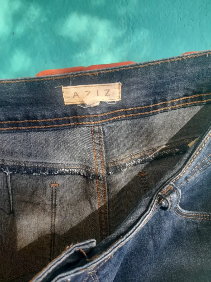 Jeans de mezclilla azul - 2