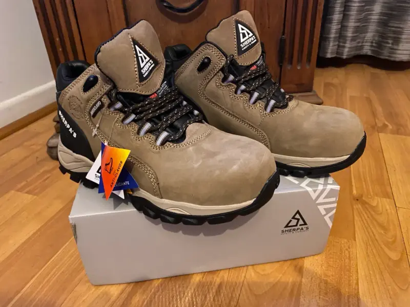 Botines de seguridad Sherpa's beige