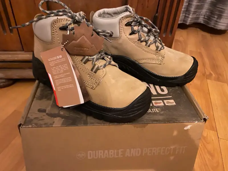 Zapatos de seguridad beige - 2