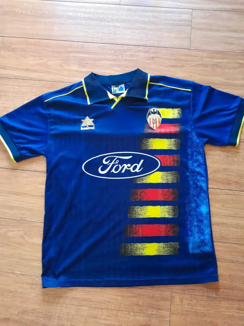 Camiseta futbol valencia visita 96/97 talla L - 1