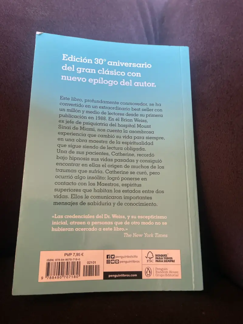 Libro Muchas vidas, muchos maestros - 2
