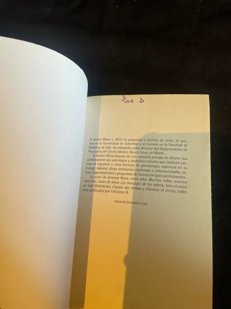 Libro Muchas vidas, muchos maestros - 3