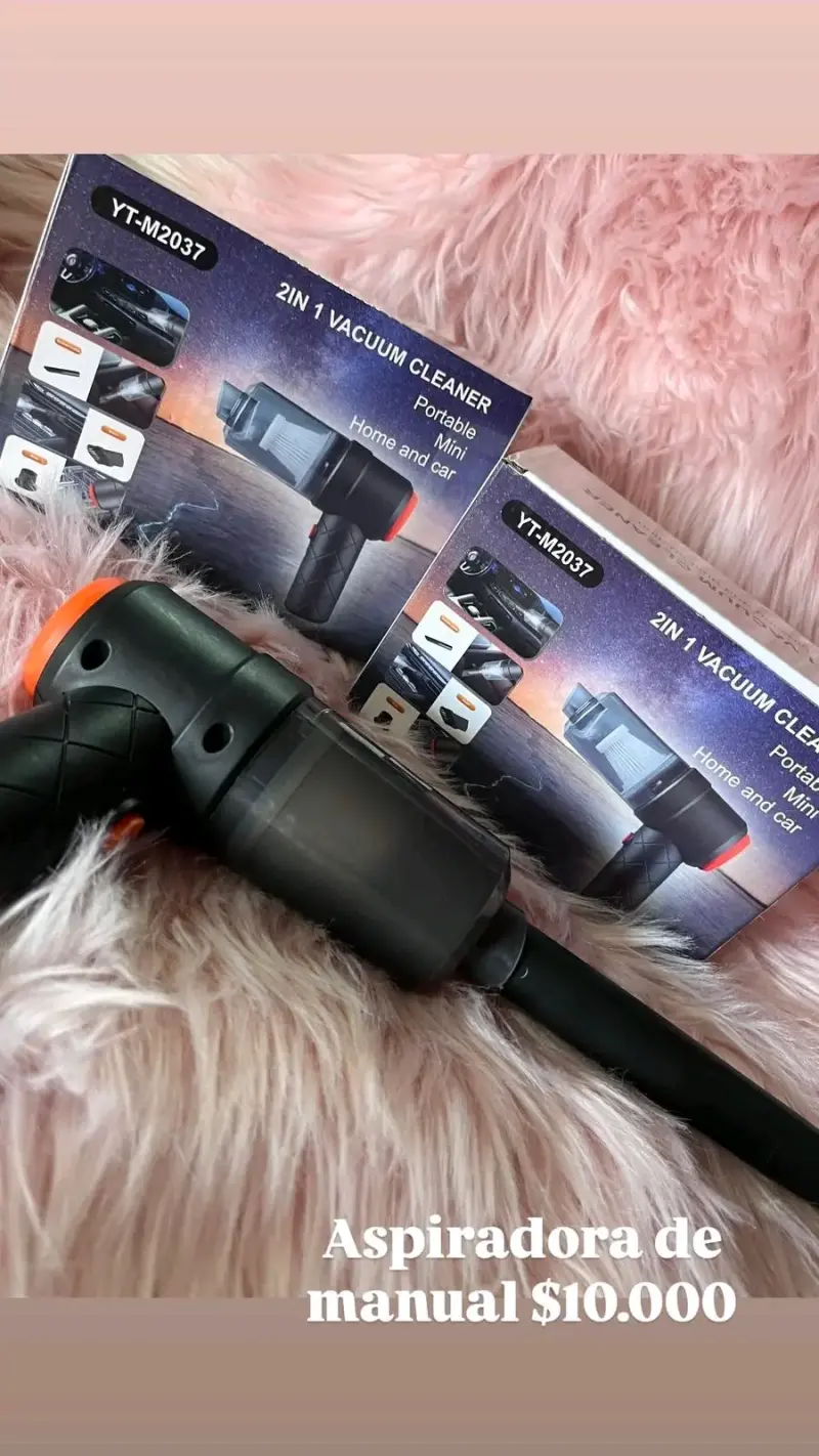 Aspiradora manual portátil