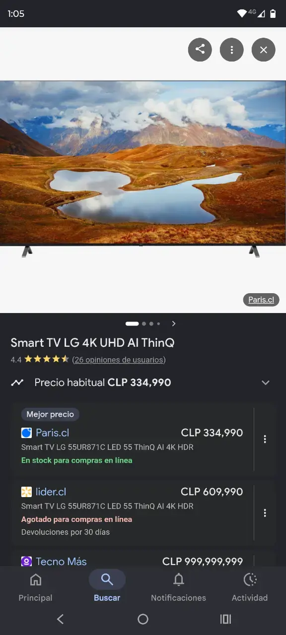 Televisor LG UHD AI 55 pulgadas - 3