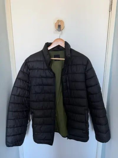 Chaqueta impermeable negra Talla M - miniatura 1