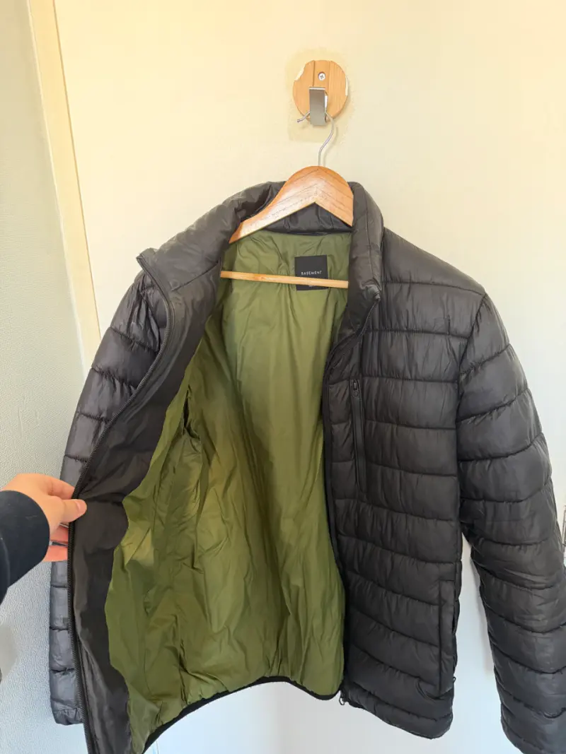Chaqueta impermeable negra Talla M - 2