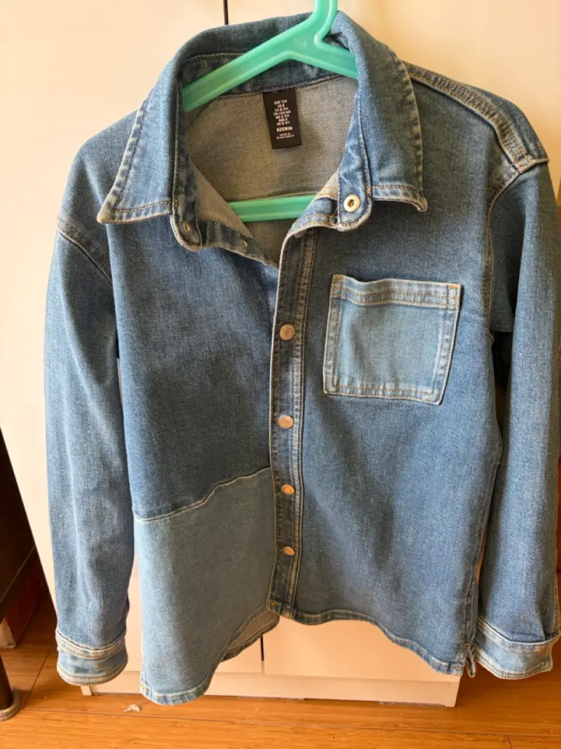 Chaqueta de mezclilla azul