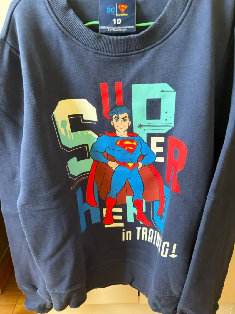 Polerón niño Superman azul - 1