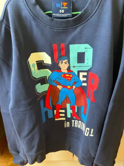 Polerón niño Superman azul - miniatura 1