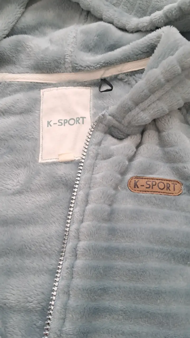 Chaqueta de felpa gris - 2