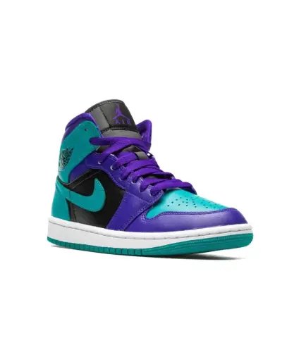 Zapatillas Air Jordan Mid teal y morado - miniatura 2