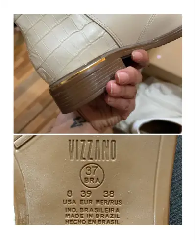 Botines beige con cierre lateral - miniatura 2