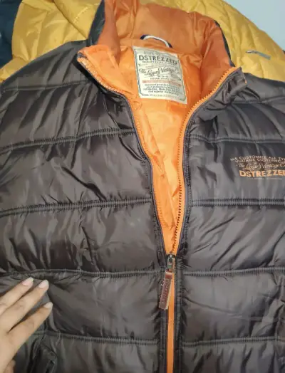 Chaqueta puffer marrón Dstrezzed - miniatura 1