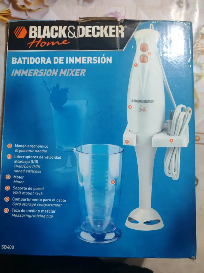 Batidora de inmersión Black & Decker - 1