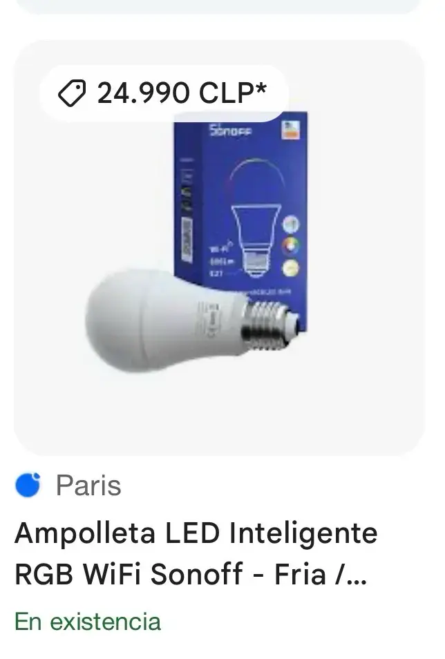 Bombilla LED Inteligente Sonoff - 3