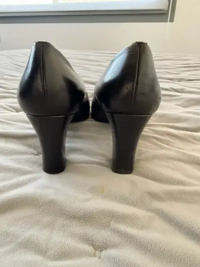 Zapatos de tacón negros 36 - miniatura 3