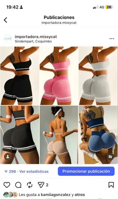Conjunto deportivo negro mujer - miniatura 3