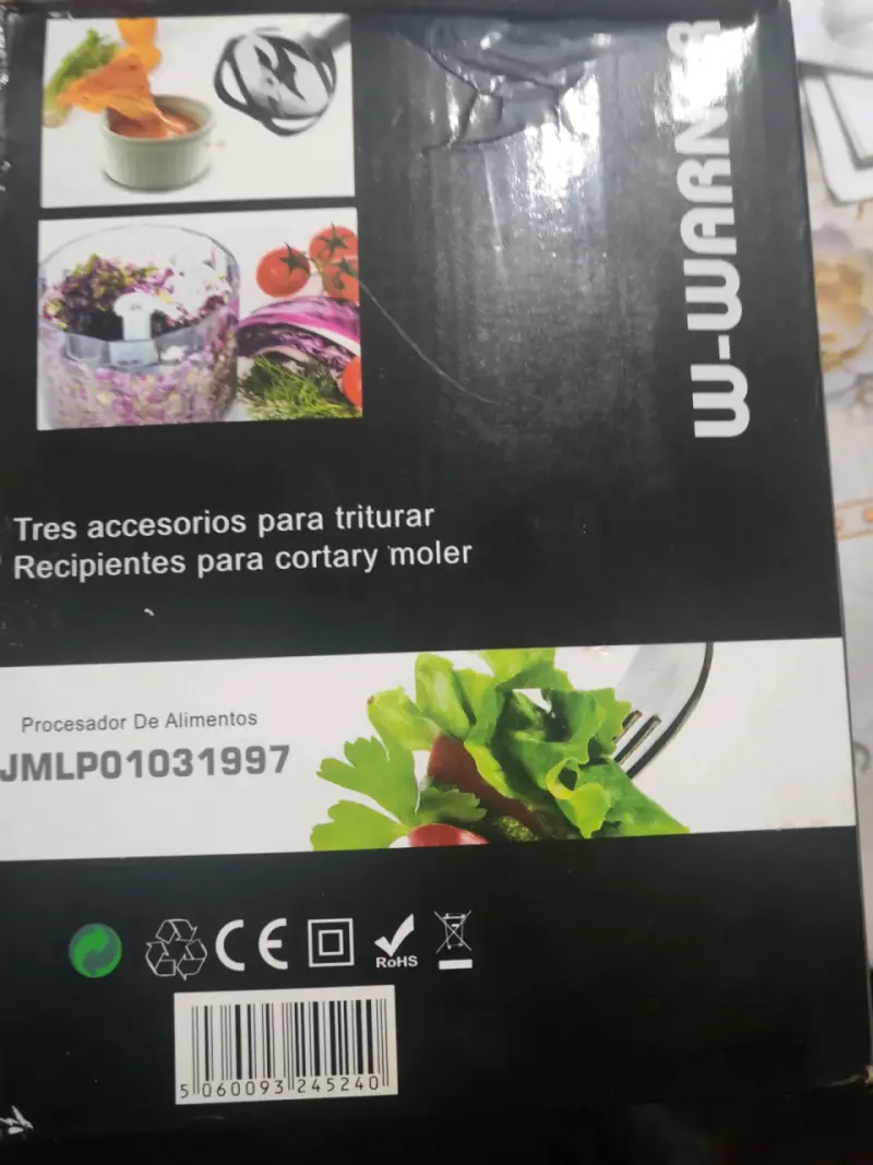 Procesador de alimentos W-Warner - 2