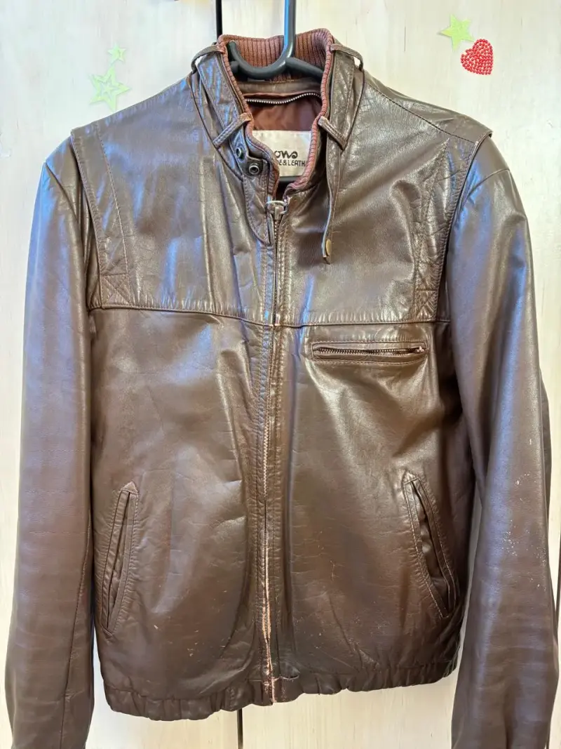 Chaqueta cuero marrón Wilsons - 2