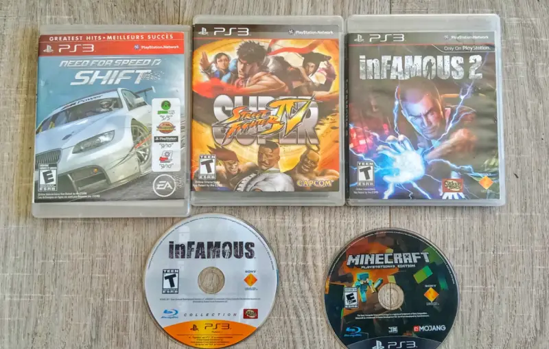 Colección de juegos PS3 usados