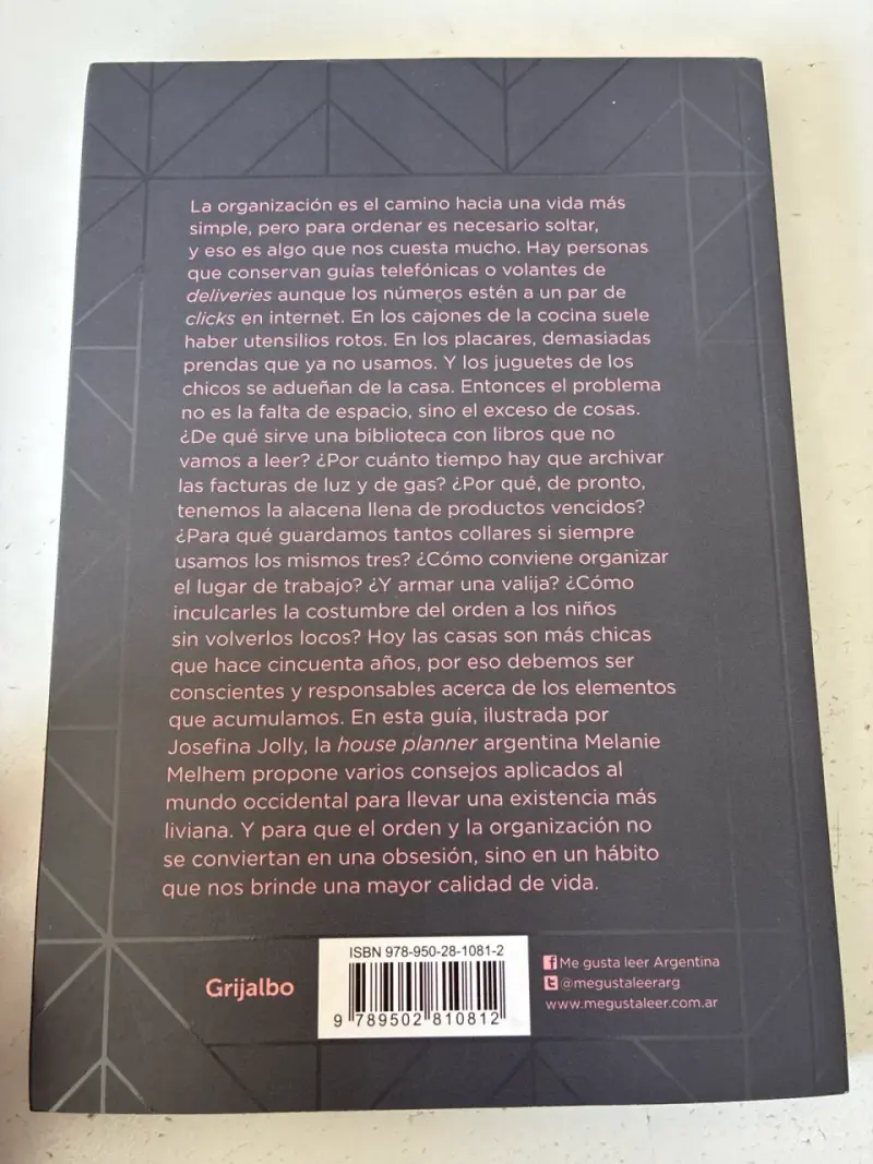 Libro 'OMM Organizarte' de Mela M. - 3