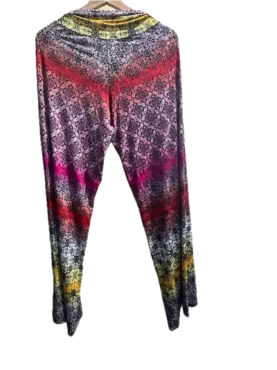 Pantalon palazzo estampados coloridos - miniatura 3