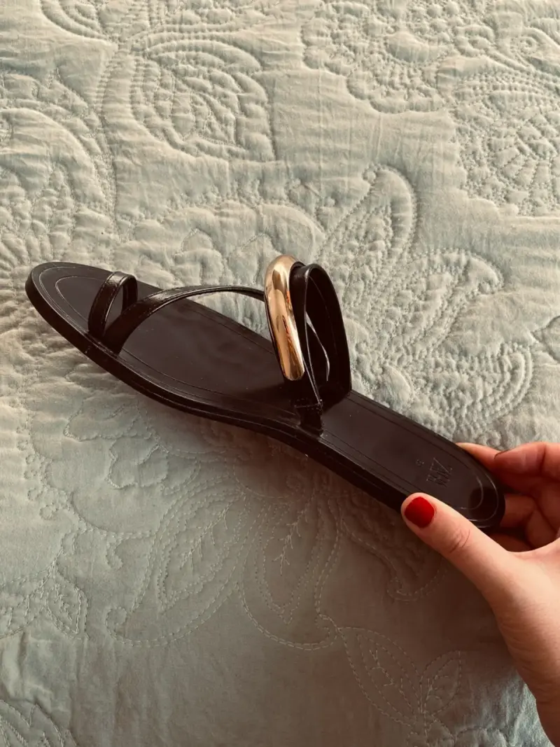 Sandalias Zara negras - 2