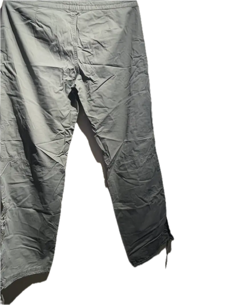 Pantalon cargo casual, verdoso - 2