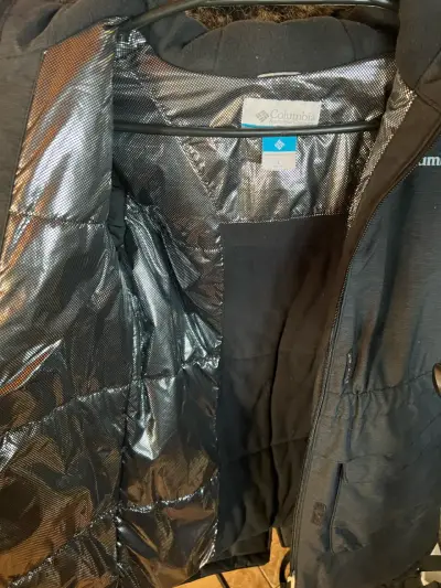 Parka Columbia gris con capucha - miniatura 5