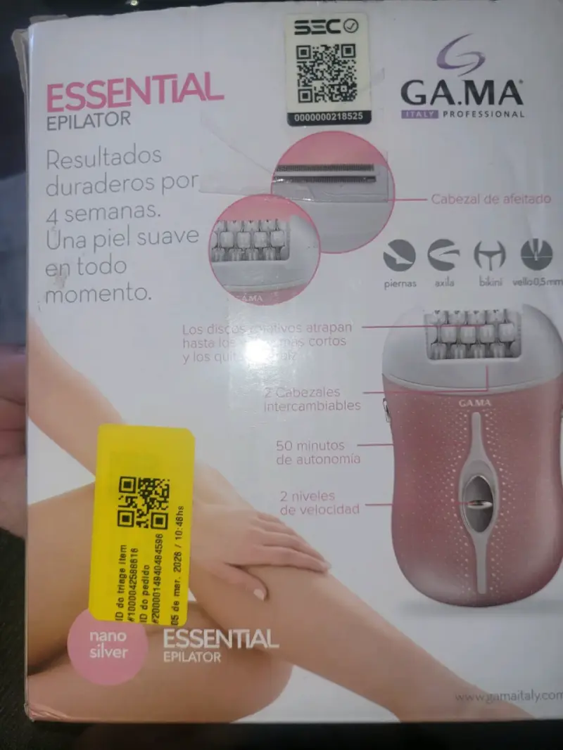 Depiladora eléctrica GA.MA rosa - 2