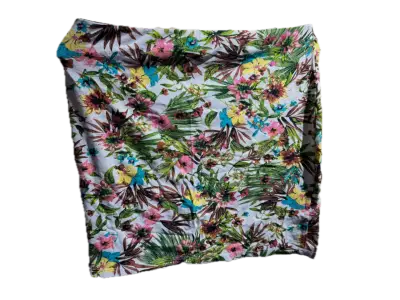 Minifalda estampada floral tropical - miniatura 2
