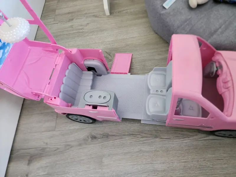 Camioneta Barbie color rosa - 3