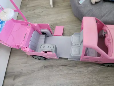 Camioneta Barbie color rosa - miniatura 3