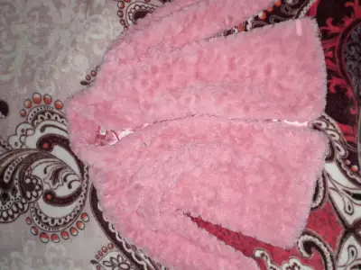Chaqueta de felpa rosada limonada - miniatura 1