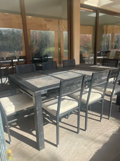 Juego de comedor de exterior - miniatura 1