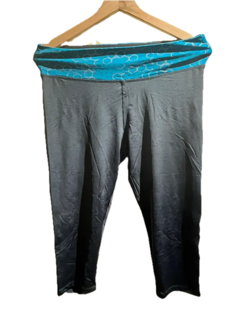 Calzas deportivos gris y azul - 1