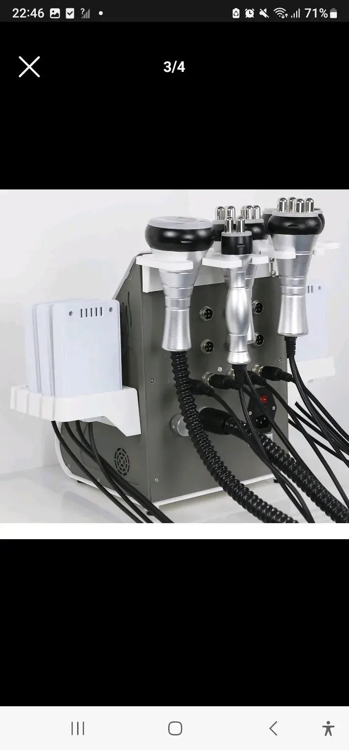 Maquina Cavitación 6 en 1 + RF + Lipoláser - 6