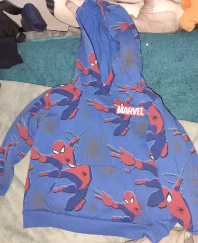 Polerón Marvel Spiderman para niños - miniatura 1