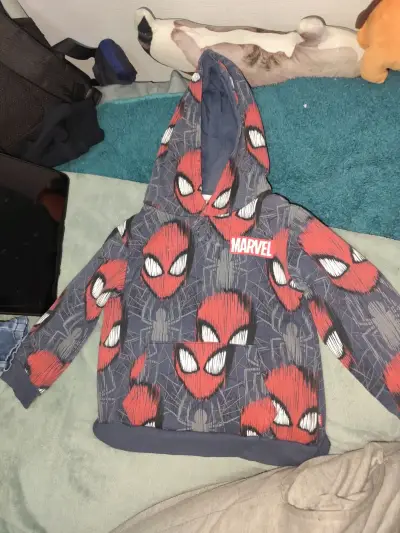 Polerón Marvel Spiderman para niños - miniatura 3