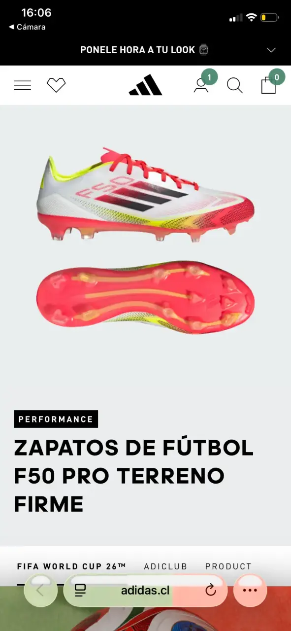 Chuteadores Adidas f50 pro performance 39 1/2 - 5