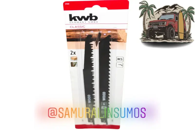 Cuchillas Sierra Sable/Reciproca Kit 2En1 Madera - 1