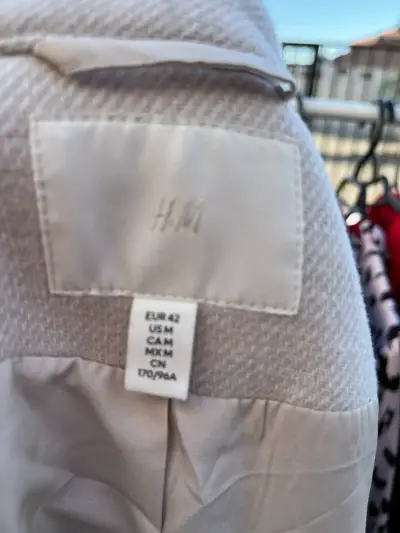 Abrigo tejido H&M beige - miniatura 1
