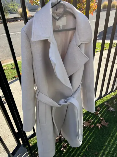 Abrigo tejido H&M beige - miniatura 5