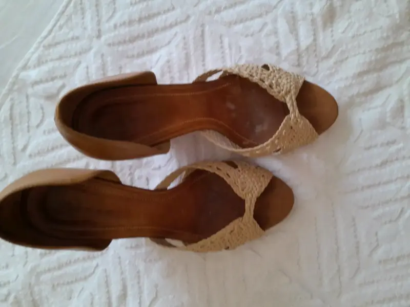 Sandalias de cuero trenzado - 1