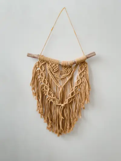 Tapiz de Macramé artesanal - miniatura 1