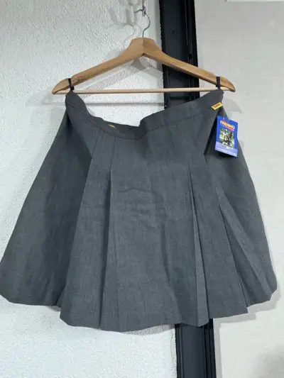 Falda gris uniforme escolar - miniatura 1