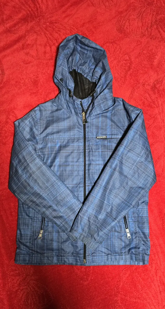 Parka azul con capucha - 3