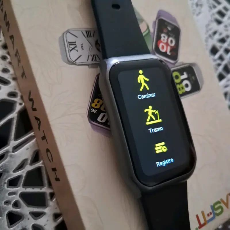 Smartwatch pantalla táctil negro - 1